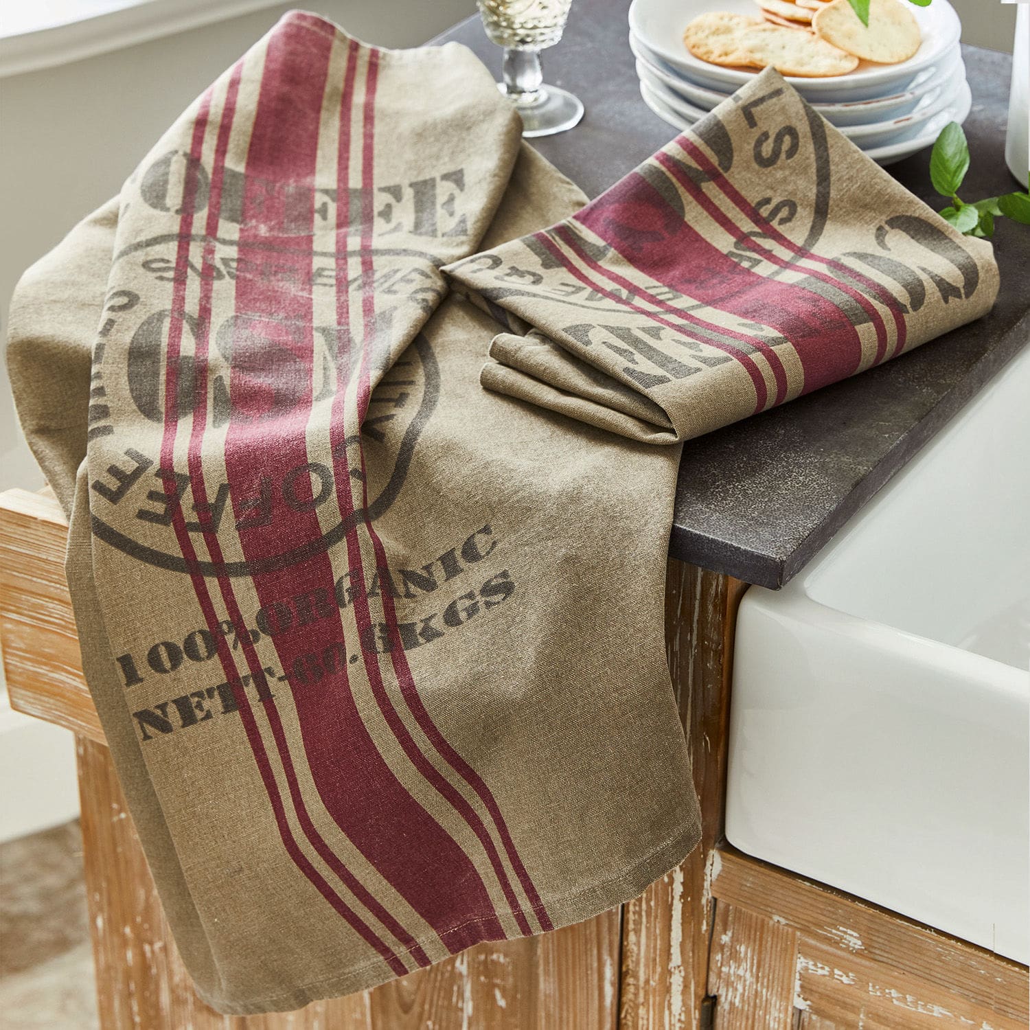 Set de 2 paños de cocina Toby