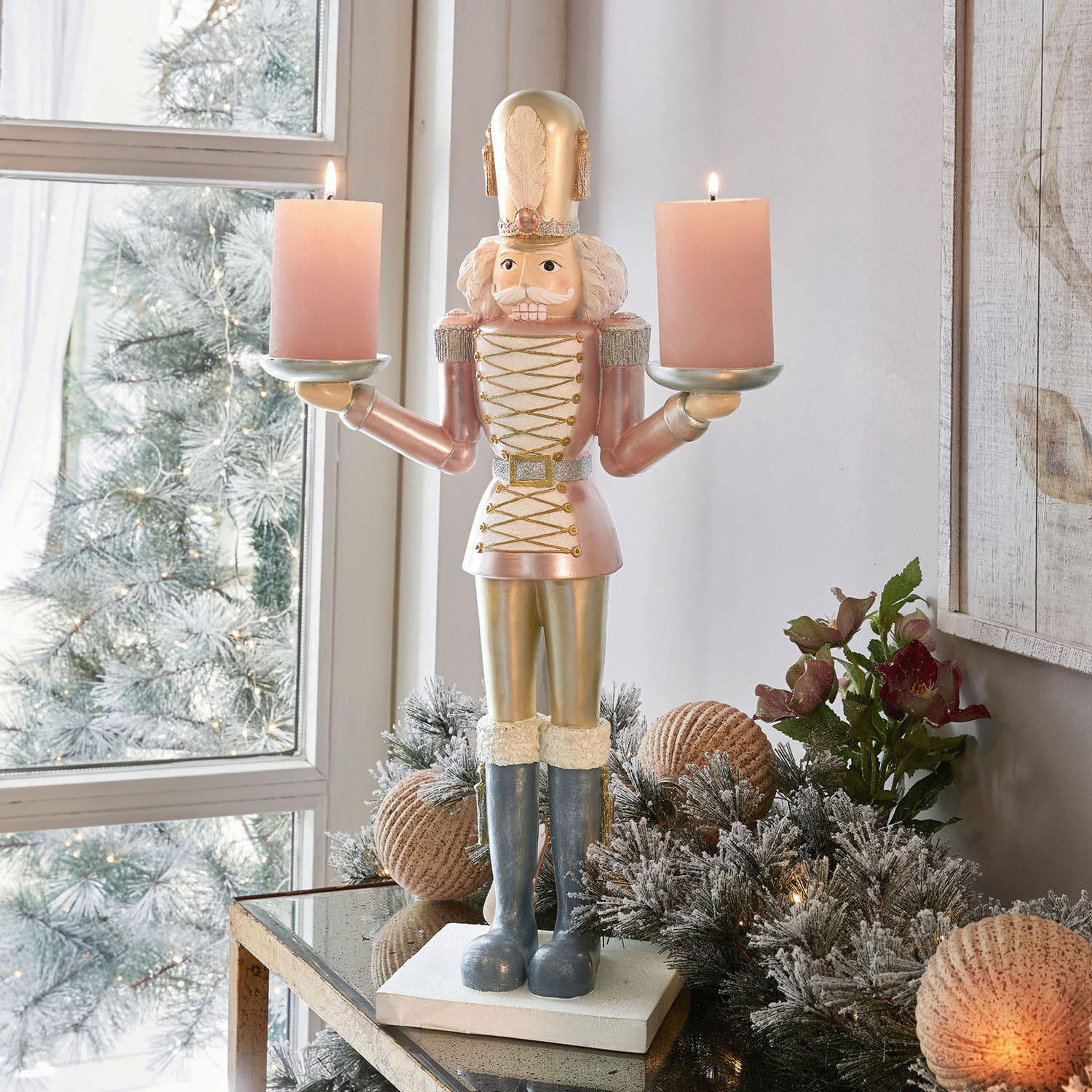Juego de 2 candelabros Janki