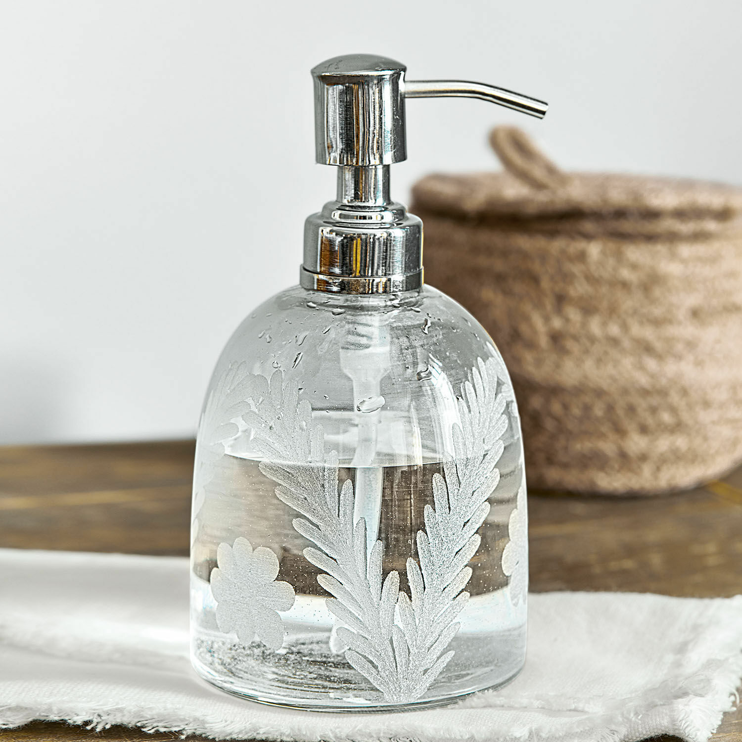 Dispensador de jabón Crystal