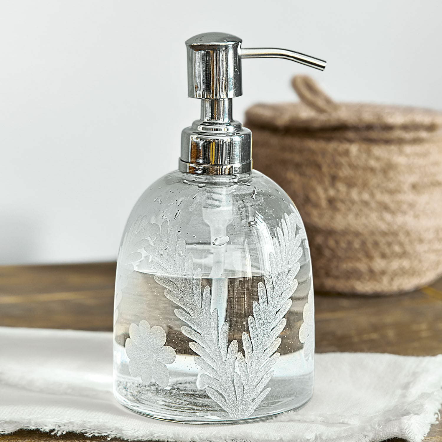 Dispensador de jabón Crystal