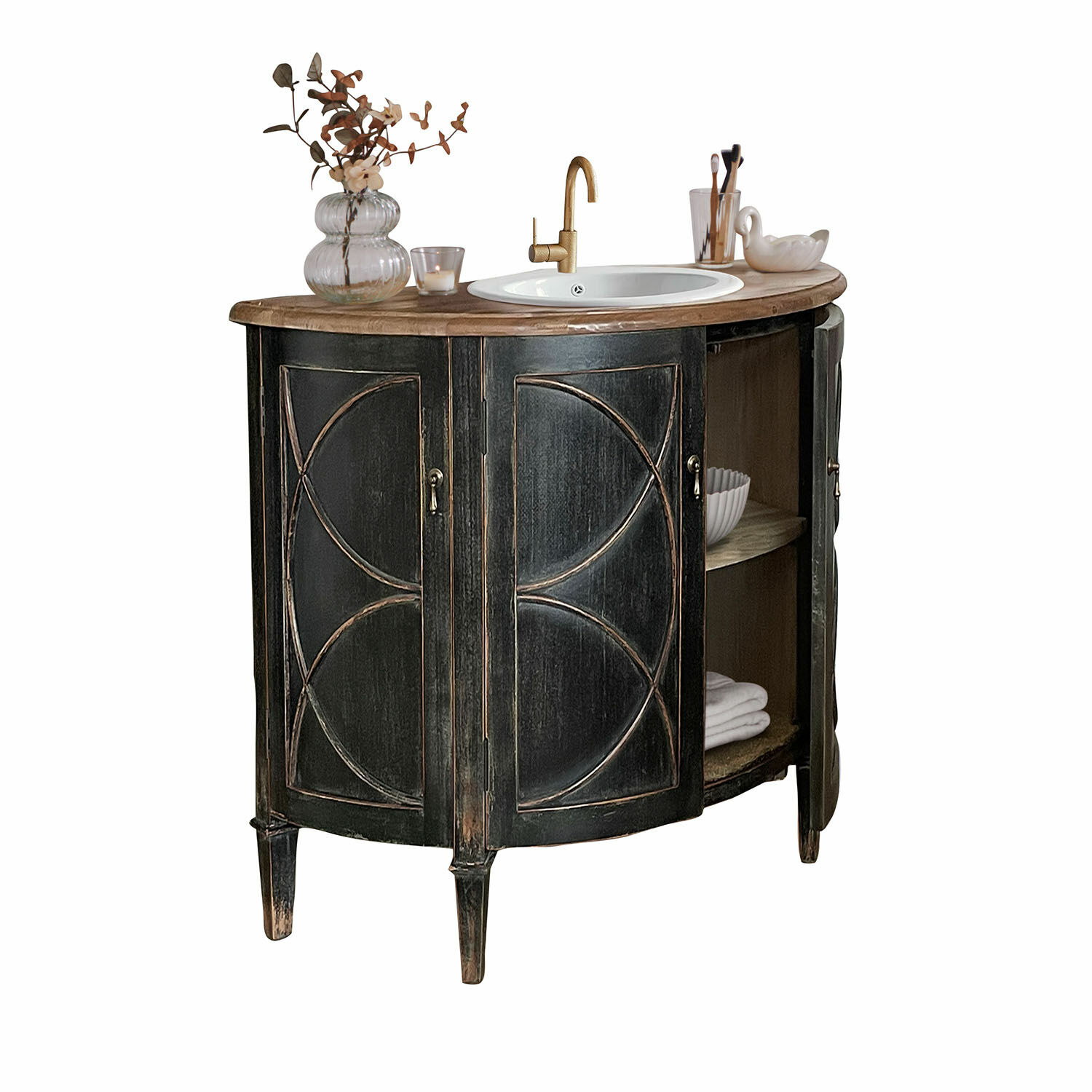 Mueble de baño con lavabo Maison Vertelle