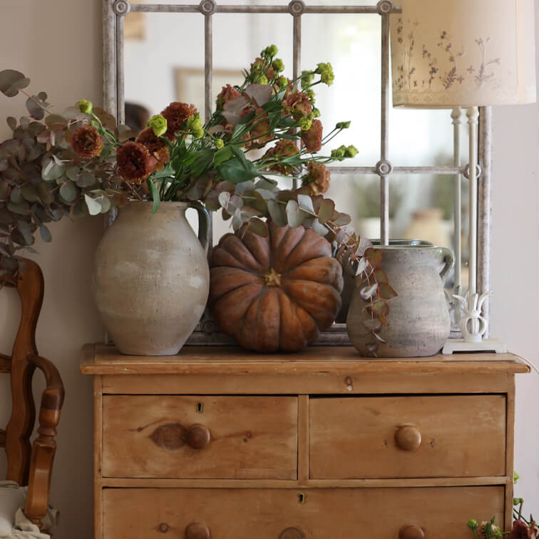 Encanto otoñal con calabazas