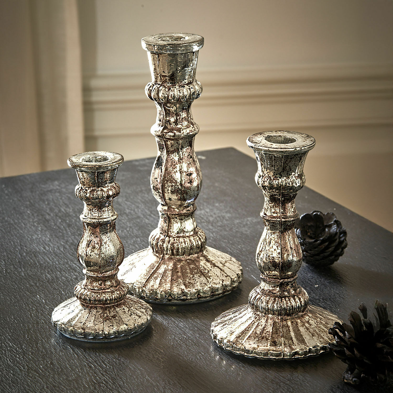 Set de 3 candeleros Favalina