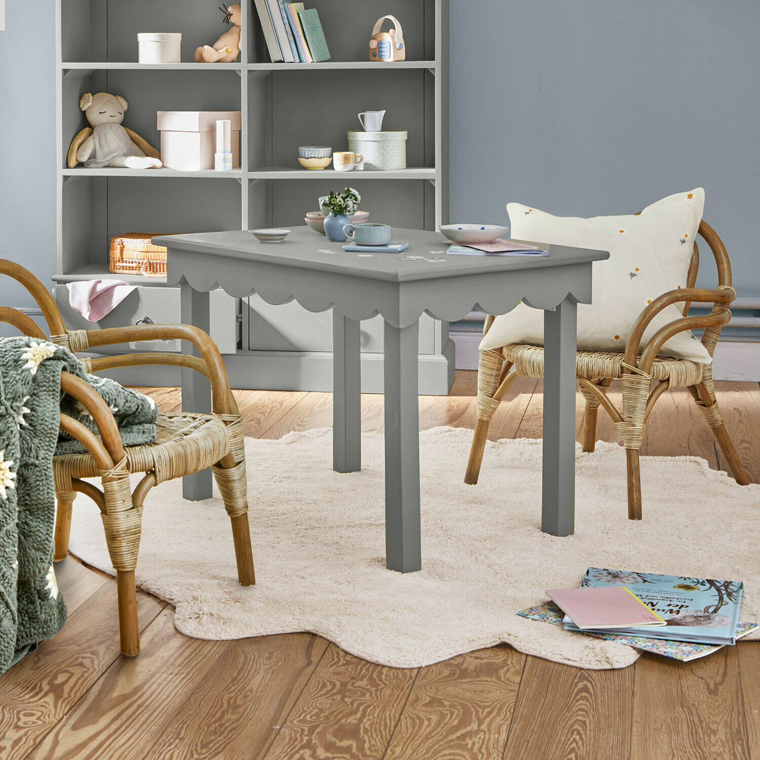 Mesa infantil Poussinou