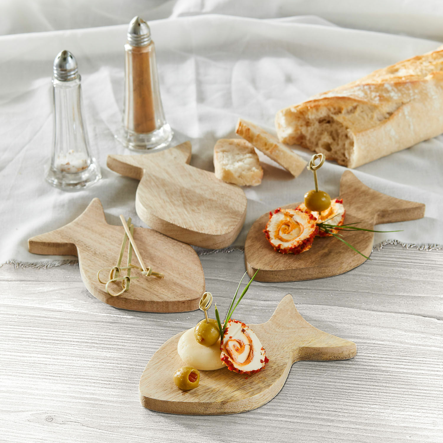 Set de 4 posavasos Magnan