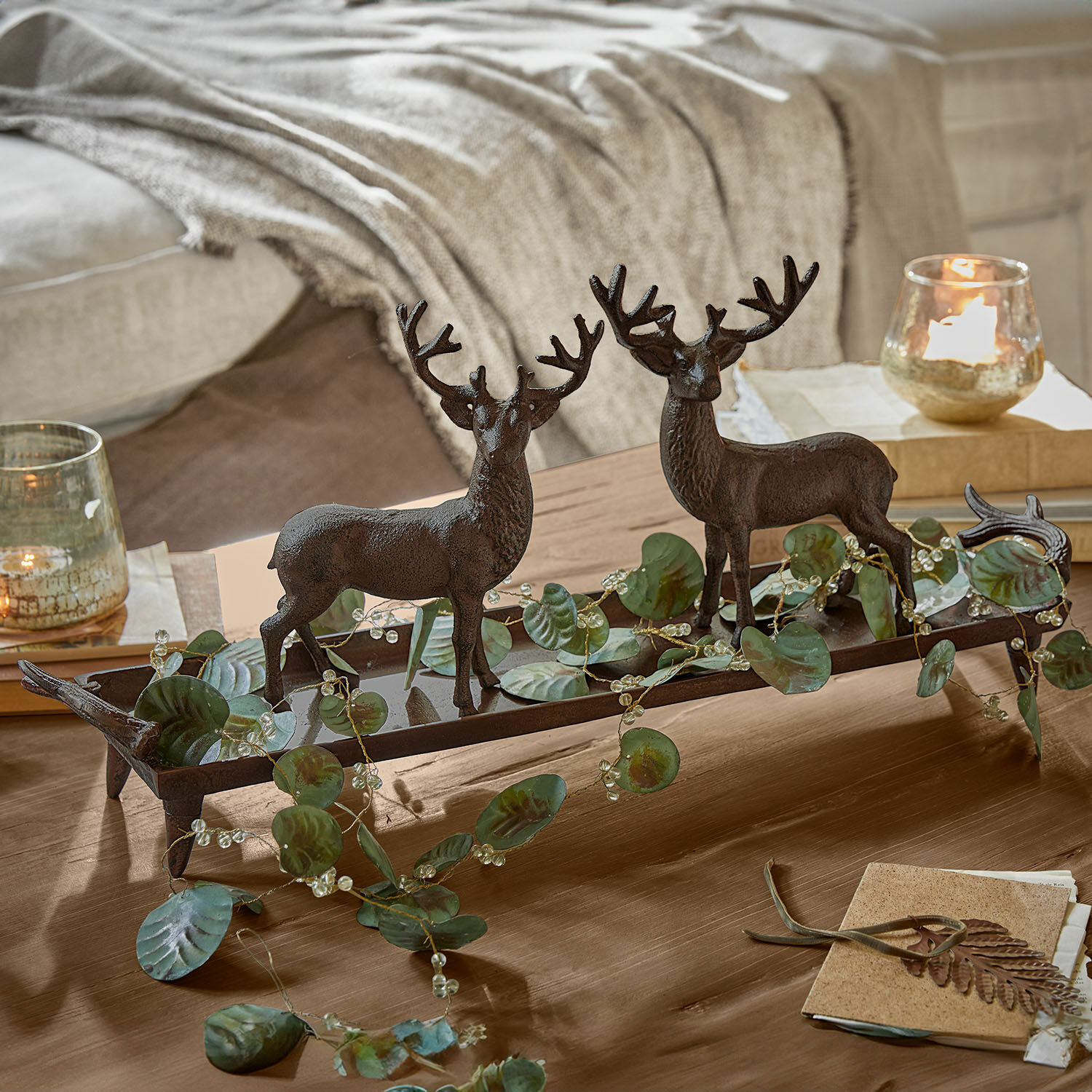 Set de 2 ciervos decorativos Friends
