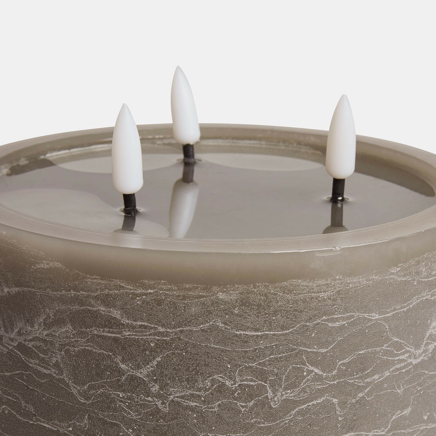 Set de 4 velas LED cilíndricas Chelun