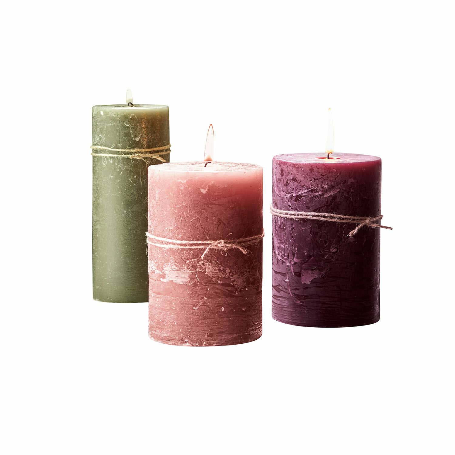Set de 3 velas Salis