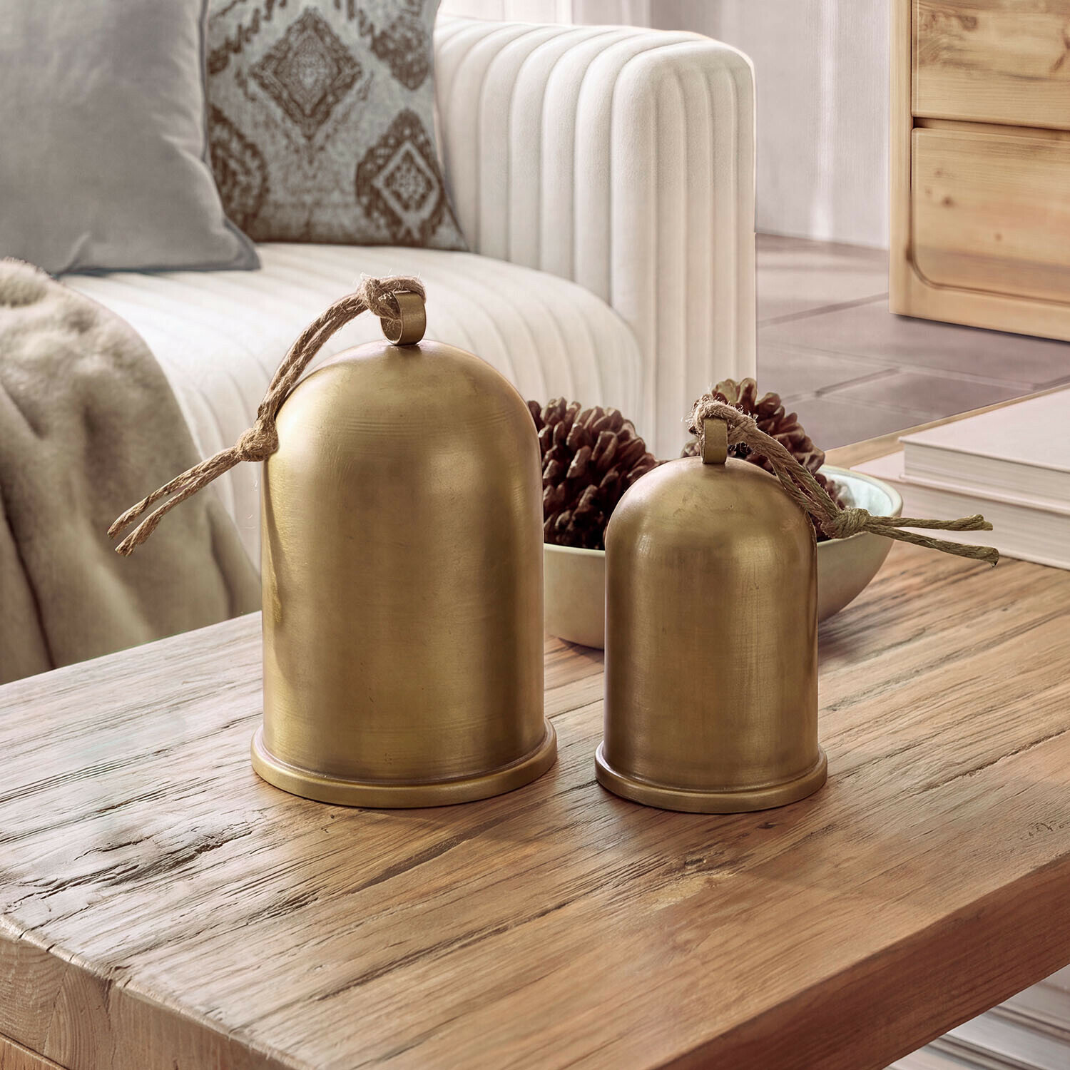 Set de 2 campanas decorativas Miravona Set de 2 campanas decorativas Miravona