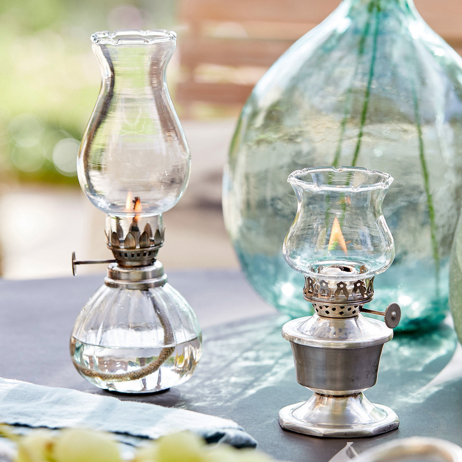 Set de 2 lámparas de aceite Crouy