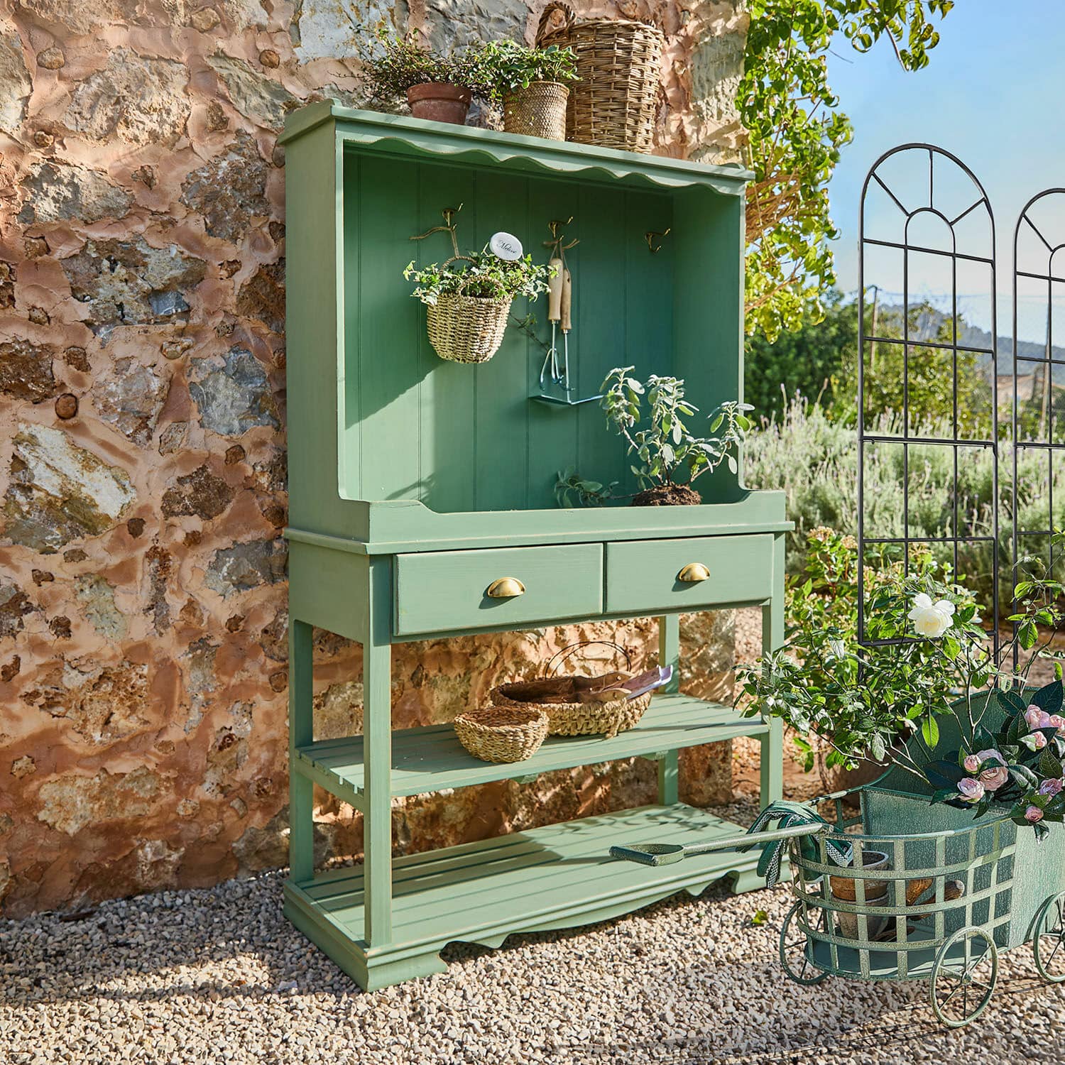 Mesa de jardinería Castelune