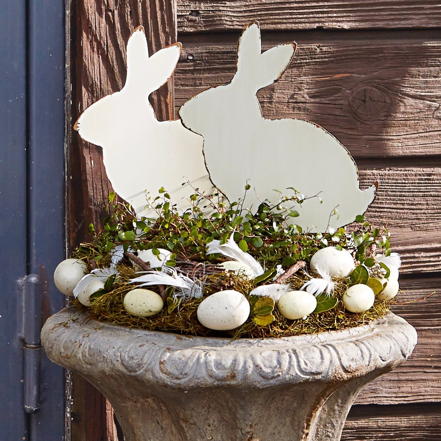 Set de 2 conejos decorativos Marty