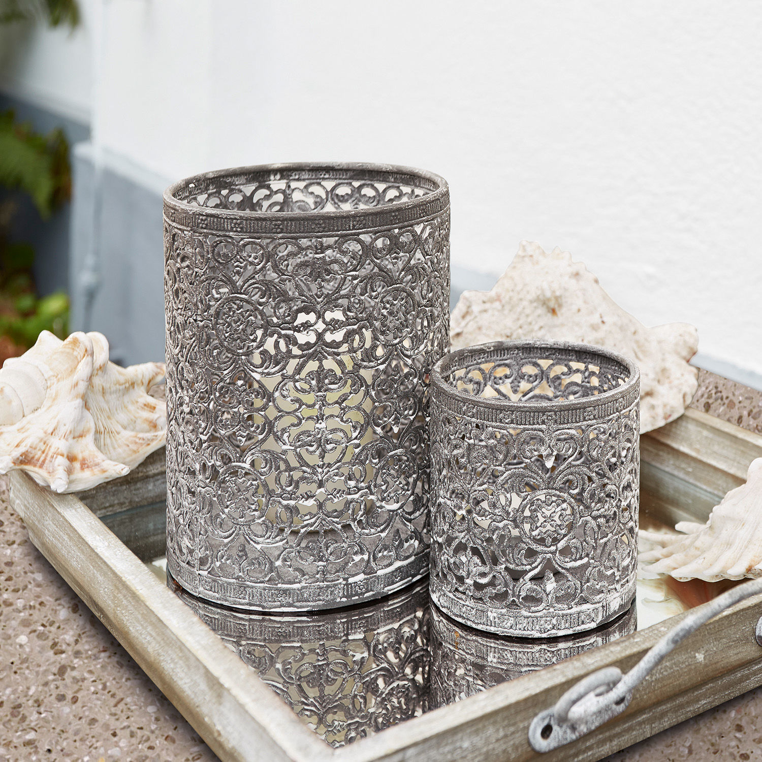 Set de 2 farolillos Jina