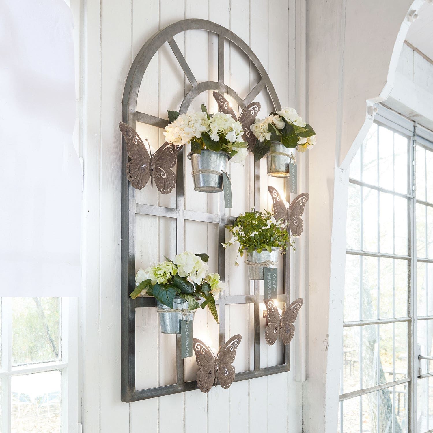 Soporte de pared para plantas Villandor