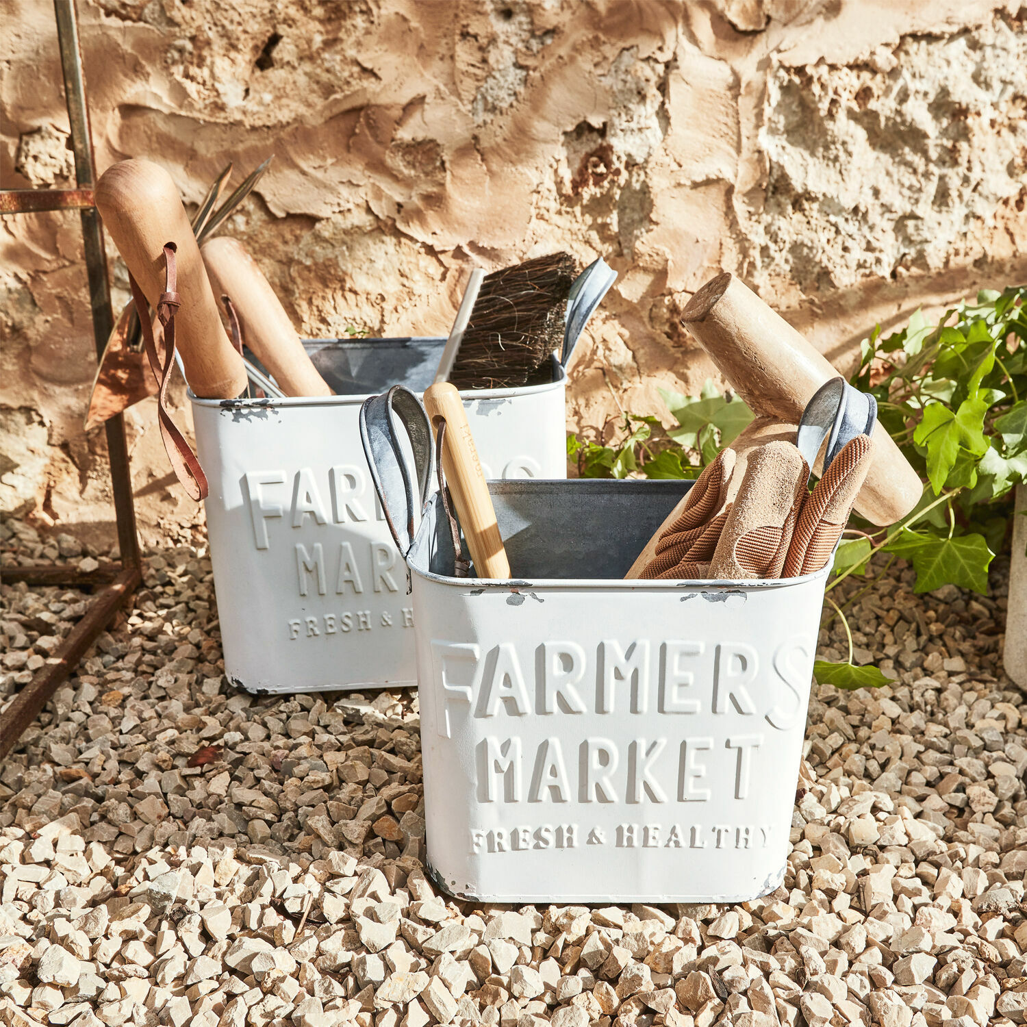 Set de 2 cestos Market