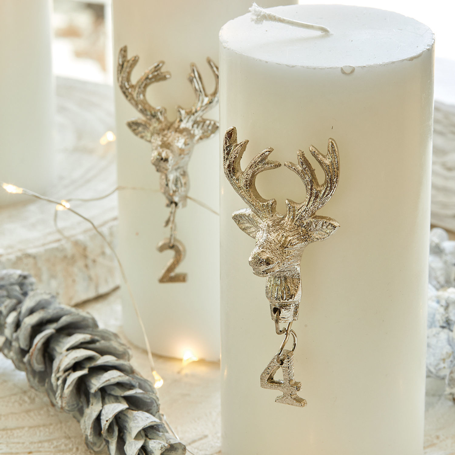Set de 4 chinchetas decorativas Charre