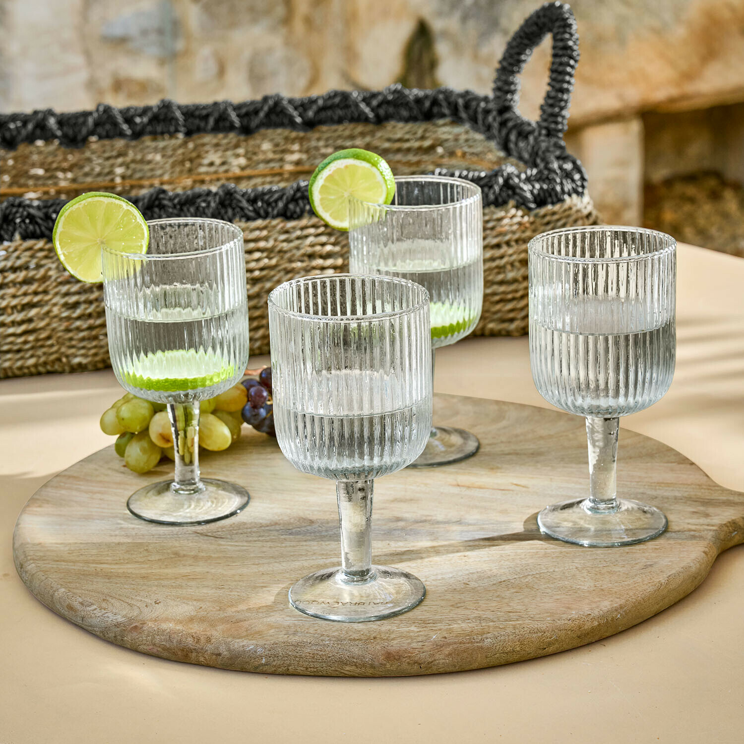 Set de 4 vasos Caleza
