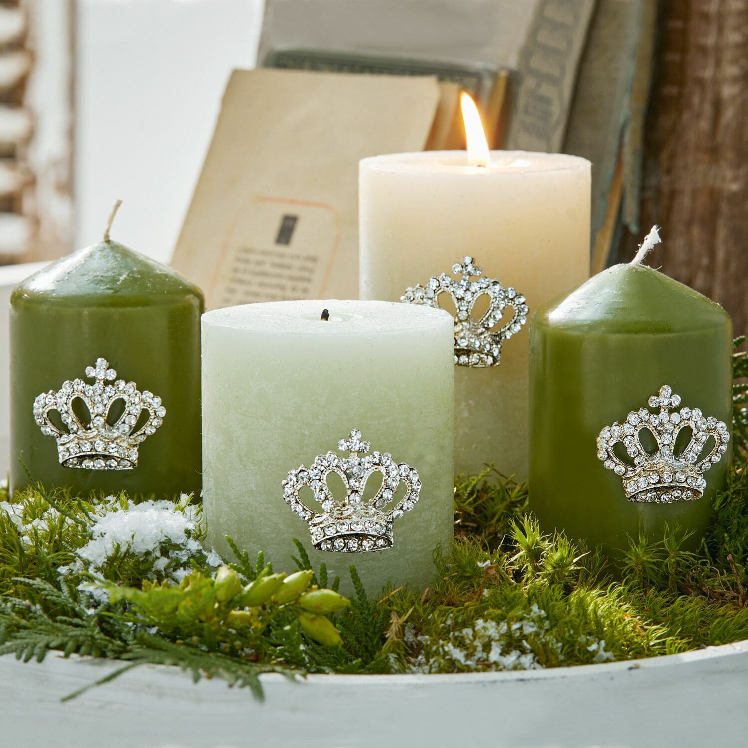 Set de 4 pines decorativos Batley