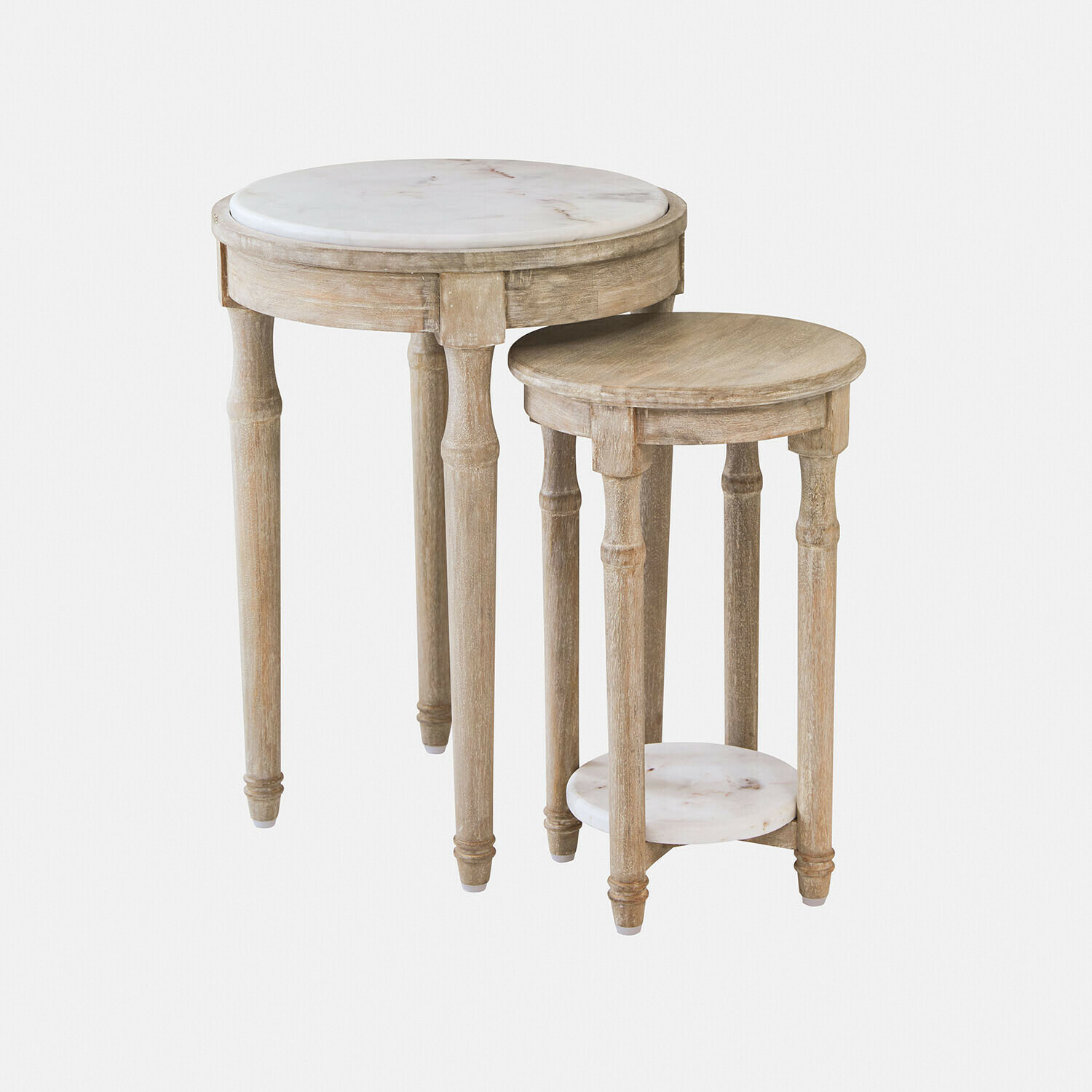 Set de 2 mesas auxiliares Camélune