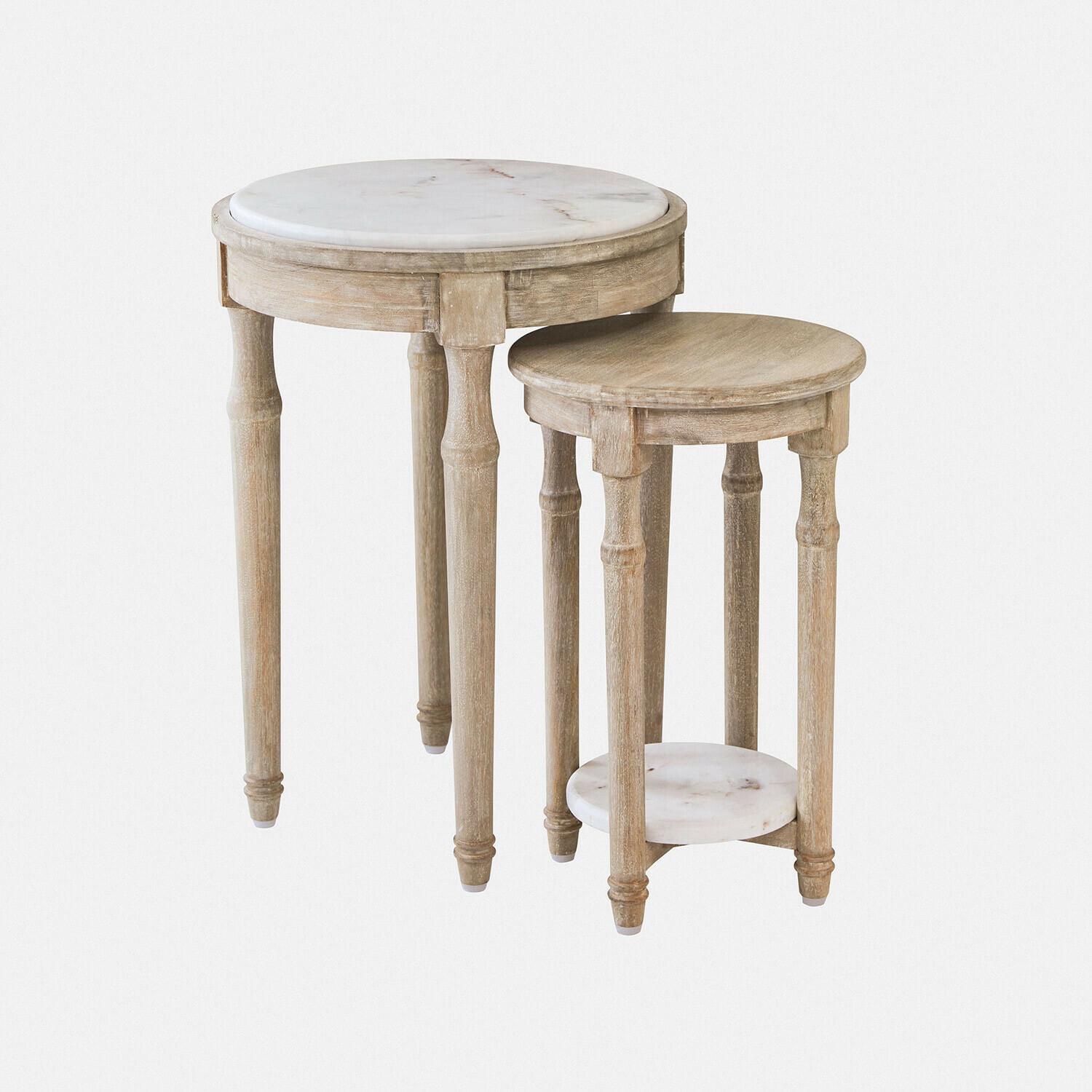 Set de 2 mesas auxiliares Camélune