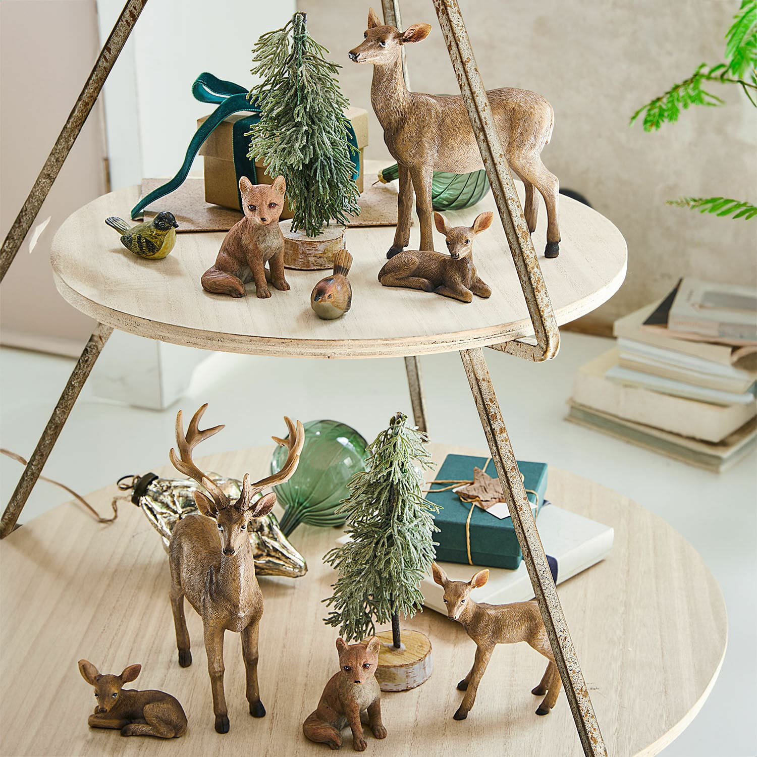 Set de 11 animales del bosque Pluvet