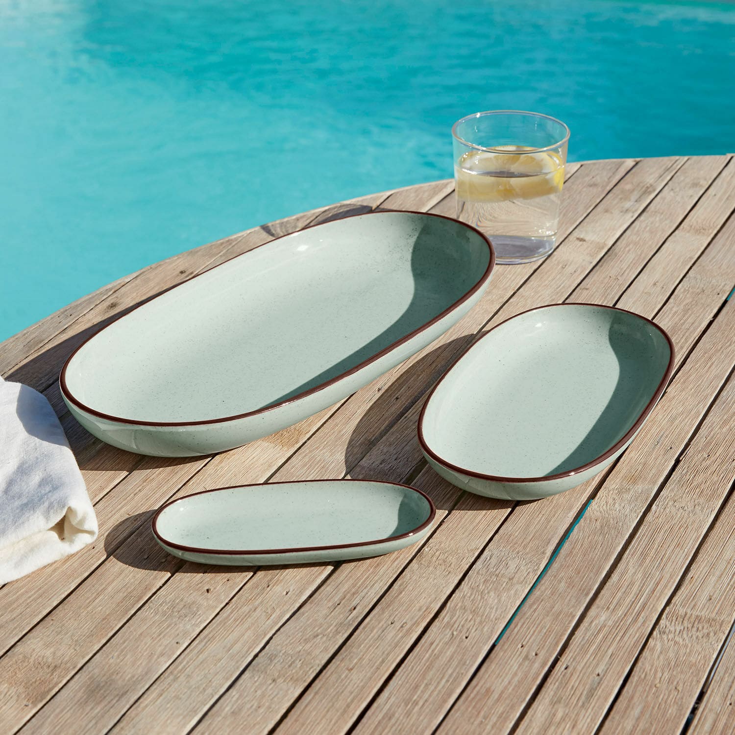 Set de 3 platos Biarré