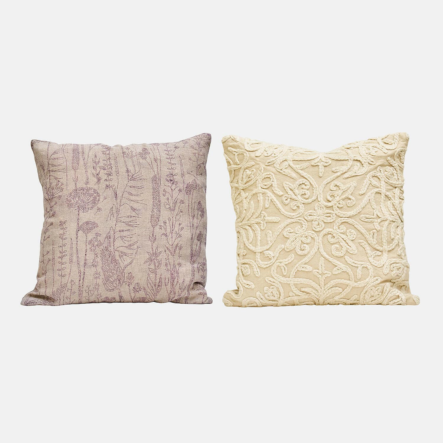 Set de 2 fundas de cojín Floraine
