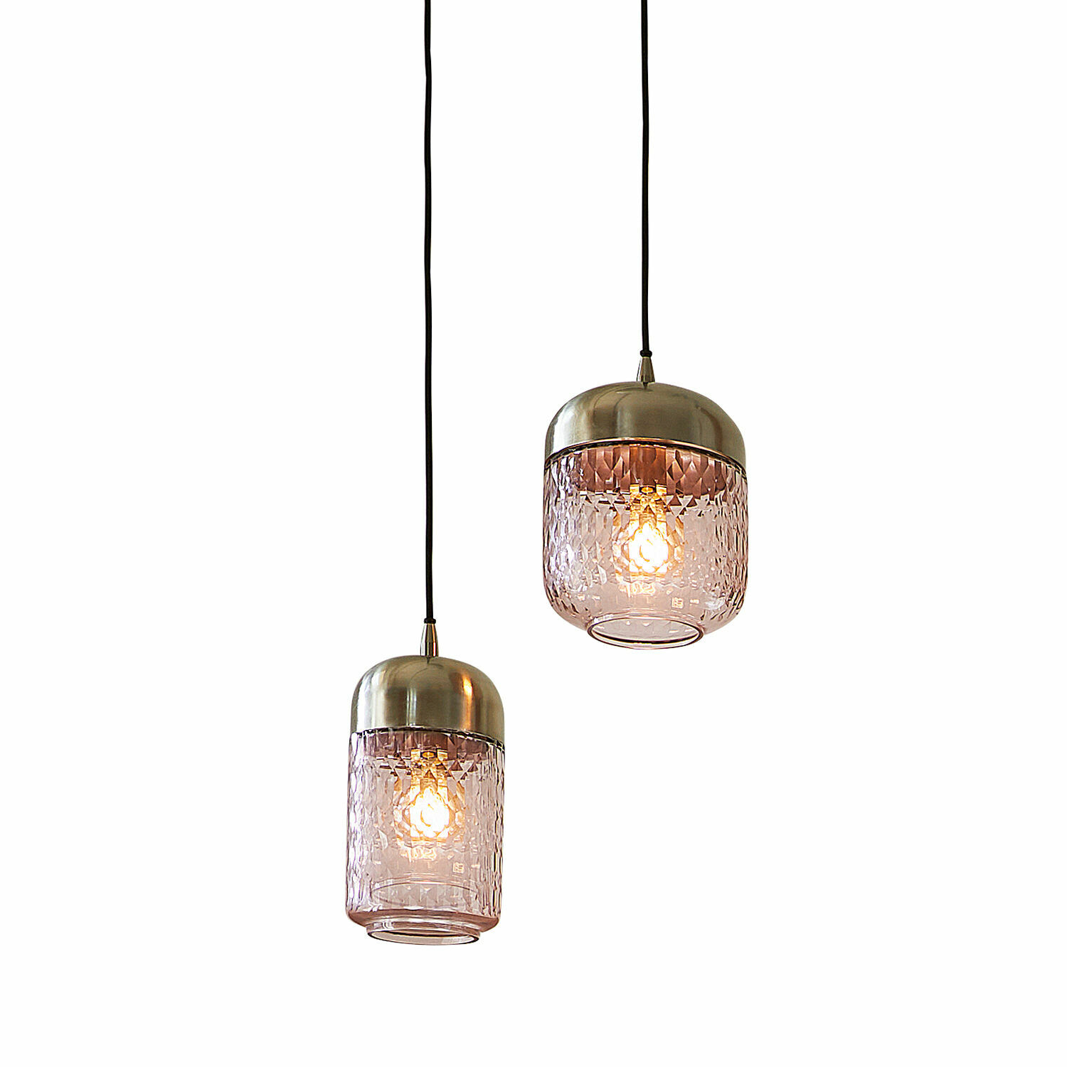 Set de 2 lámparas colgantes Jolivienne