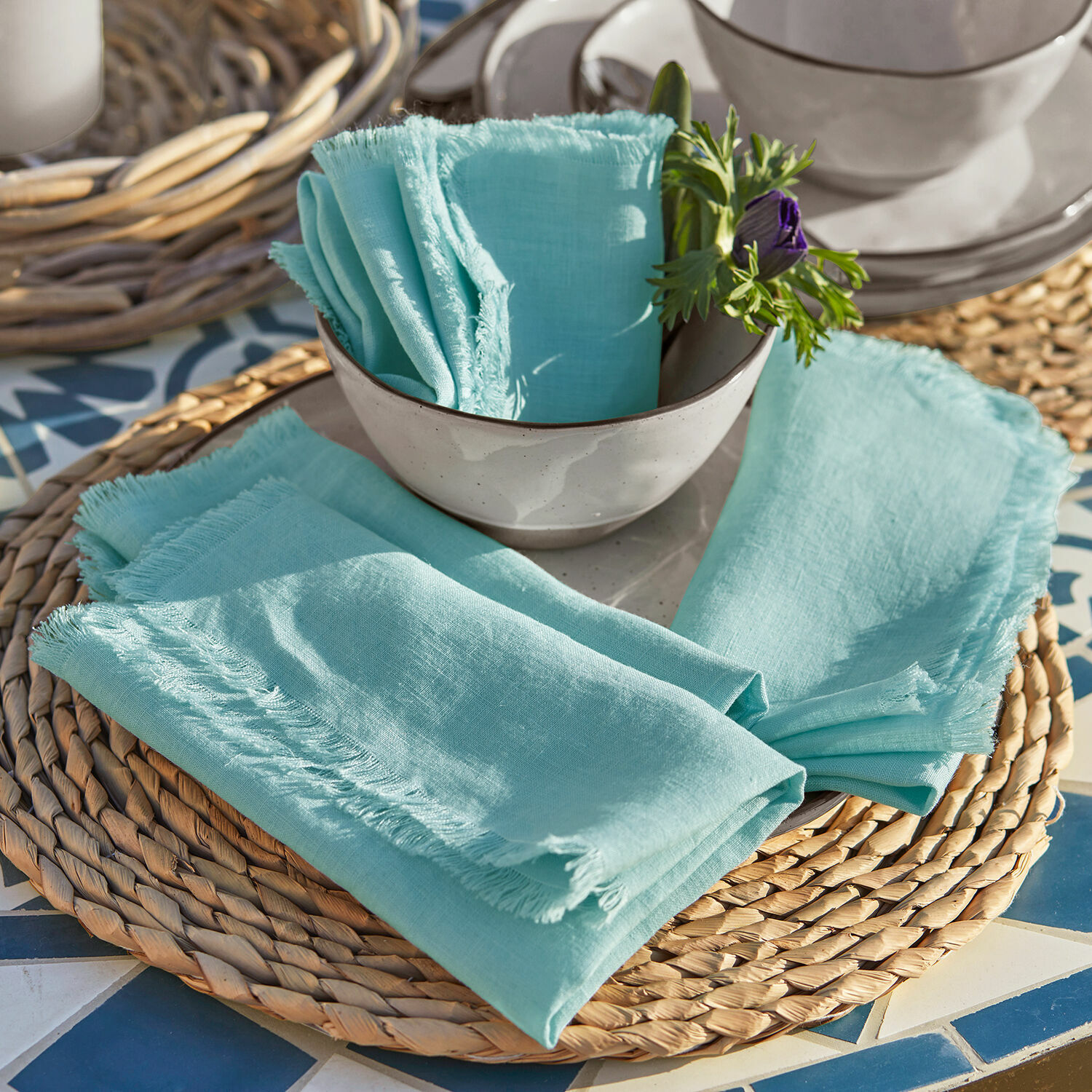 Set de 4 servilletas Largo