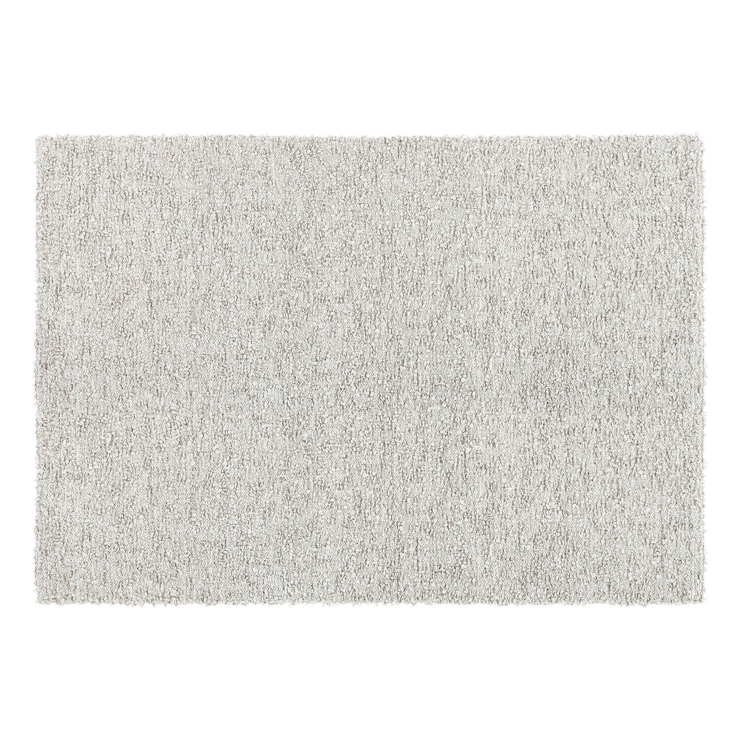 Alfombra suave de color gris claro con material mullido, ideal para salón y dormitorio