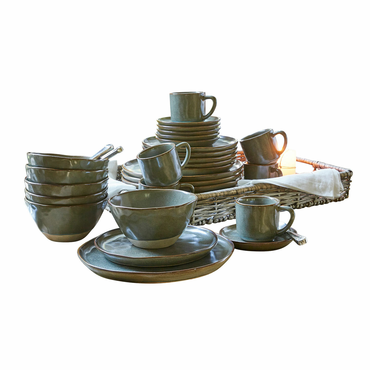 Set de 30 piezas de vajilla Biarré