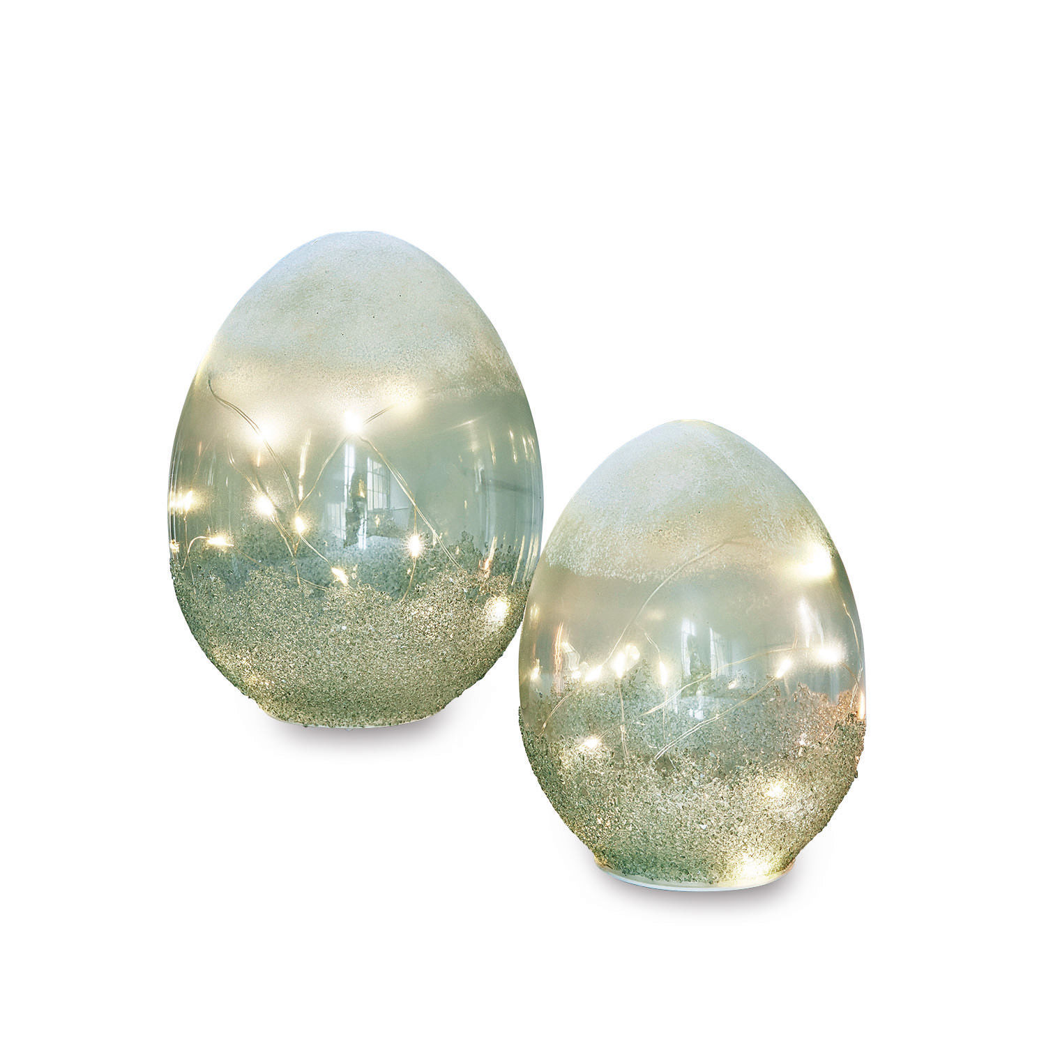 Set de 2 huevos LED Borleos