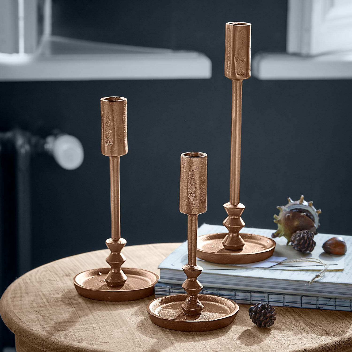 Set de 3 candeleros Rivandre