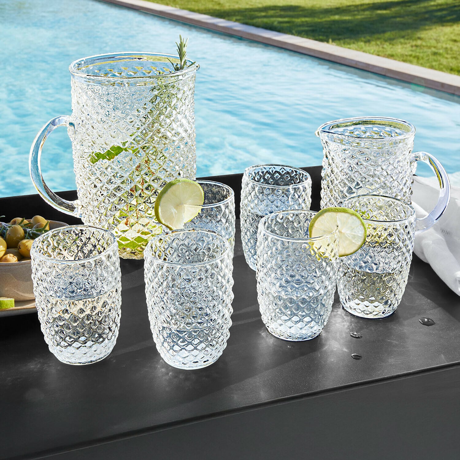 Set de 6 vasos Ivorias