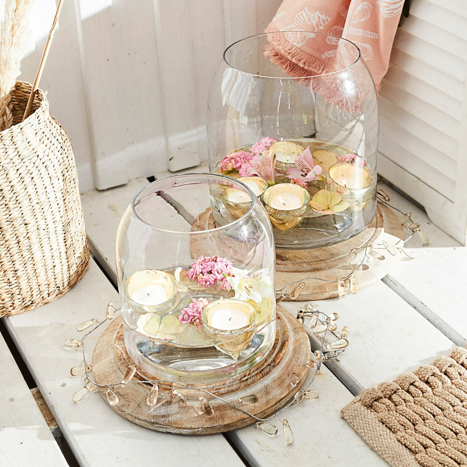 Set de 6 farolillos flotantes Adelia