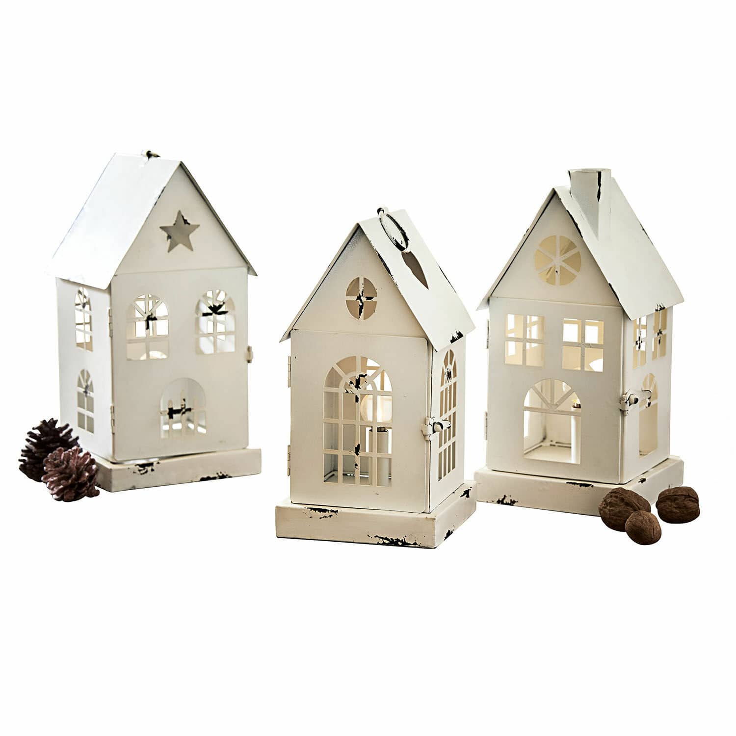 Set de 3 farolillos LED Village