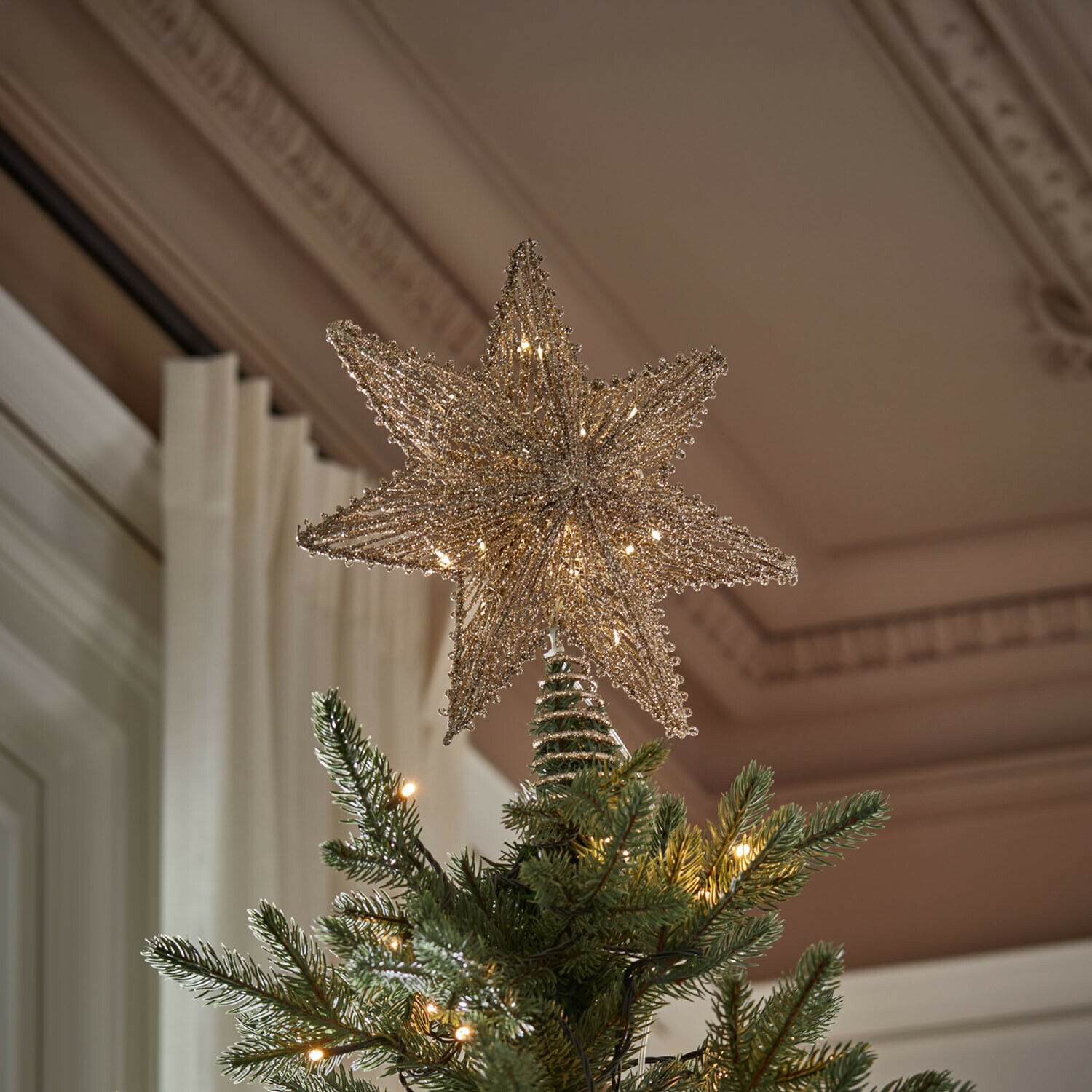 Punta LED para el árbol de Navidad Amarosas