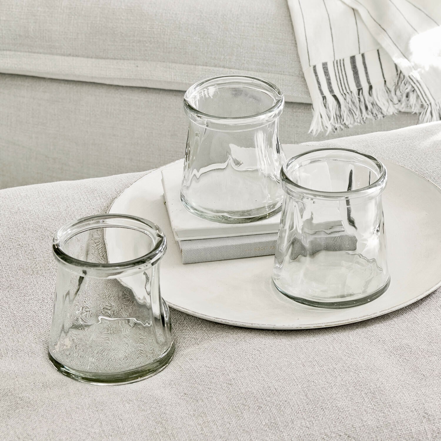 Set de 3 portavelas Gravière