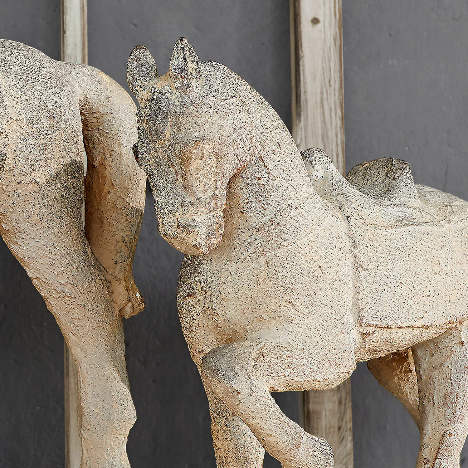 Set de 2 caballos decorativos Mirandel