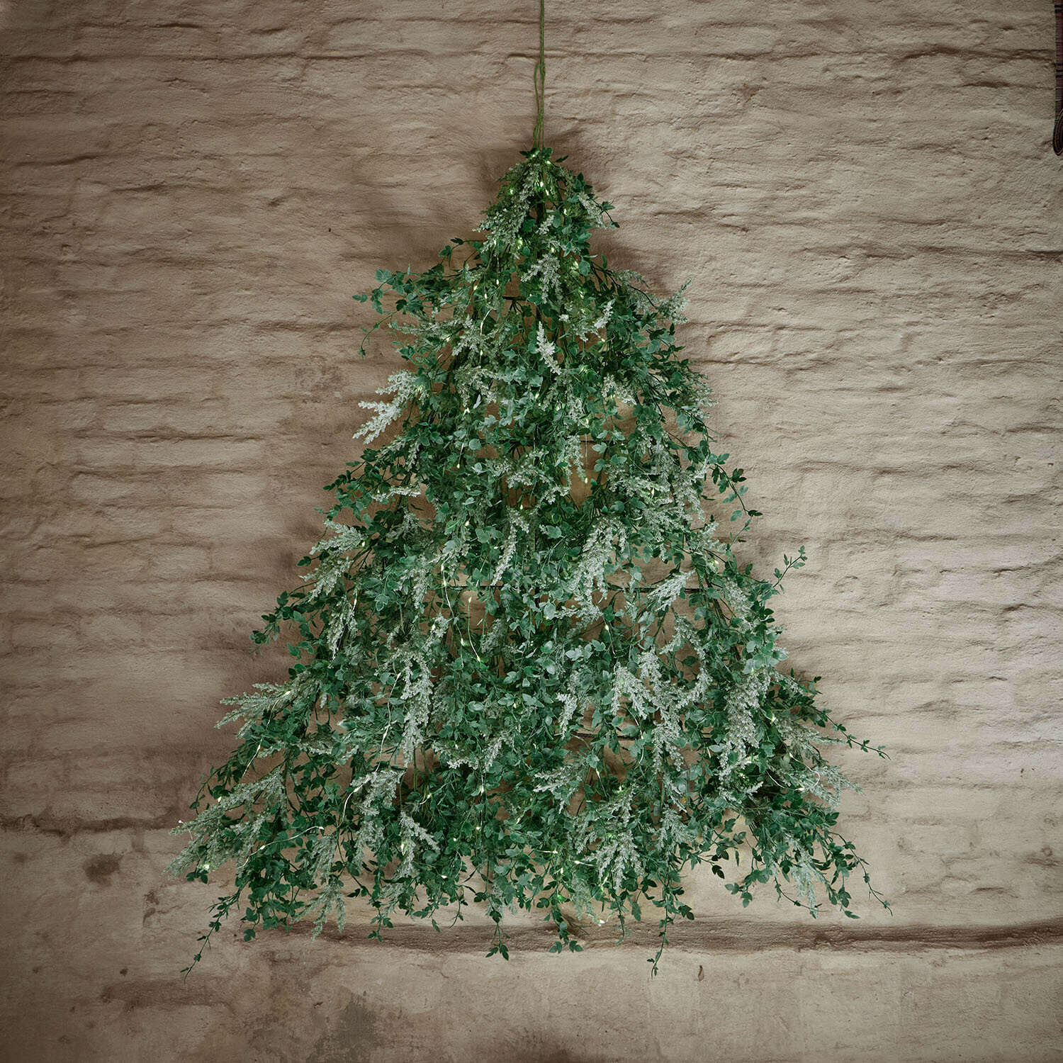 Árbol de Navidad de pared con LED Florévie