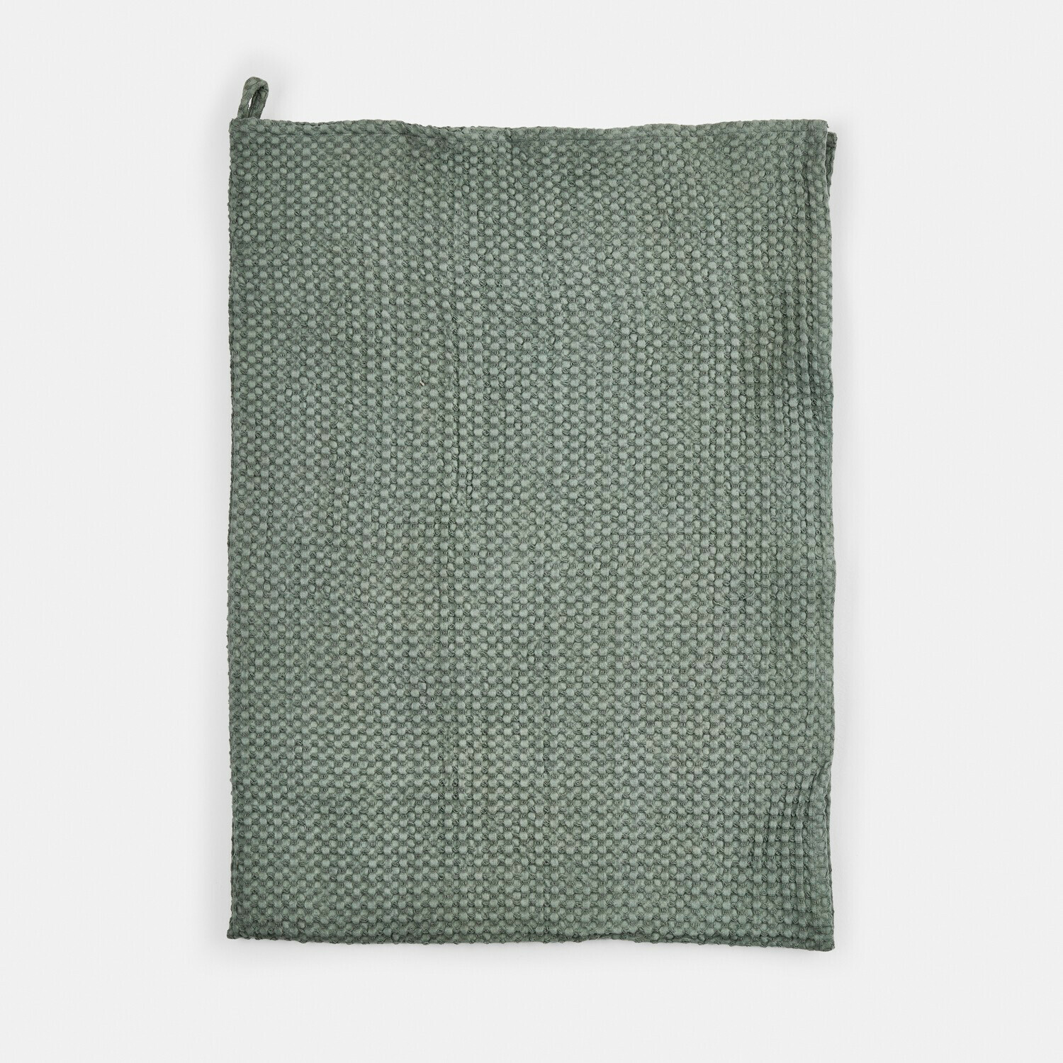 verde Toalla de baño verde Maralei de algodón suave con textura de gofre, ideal para el baño