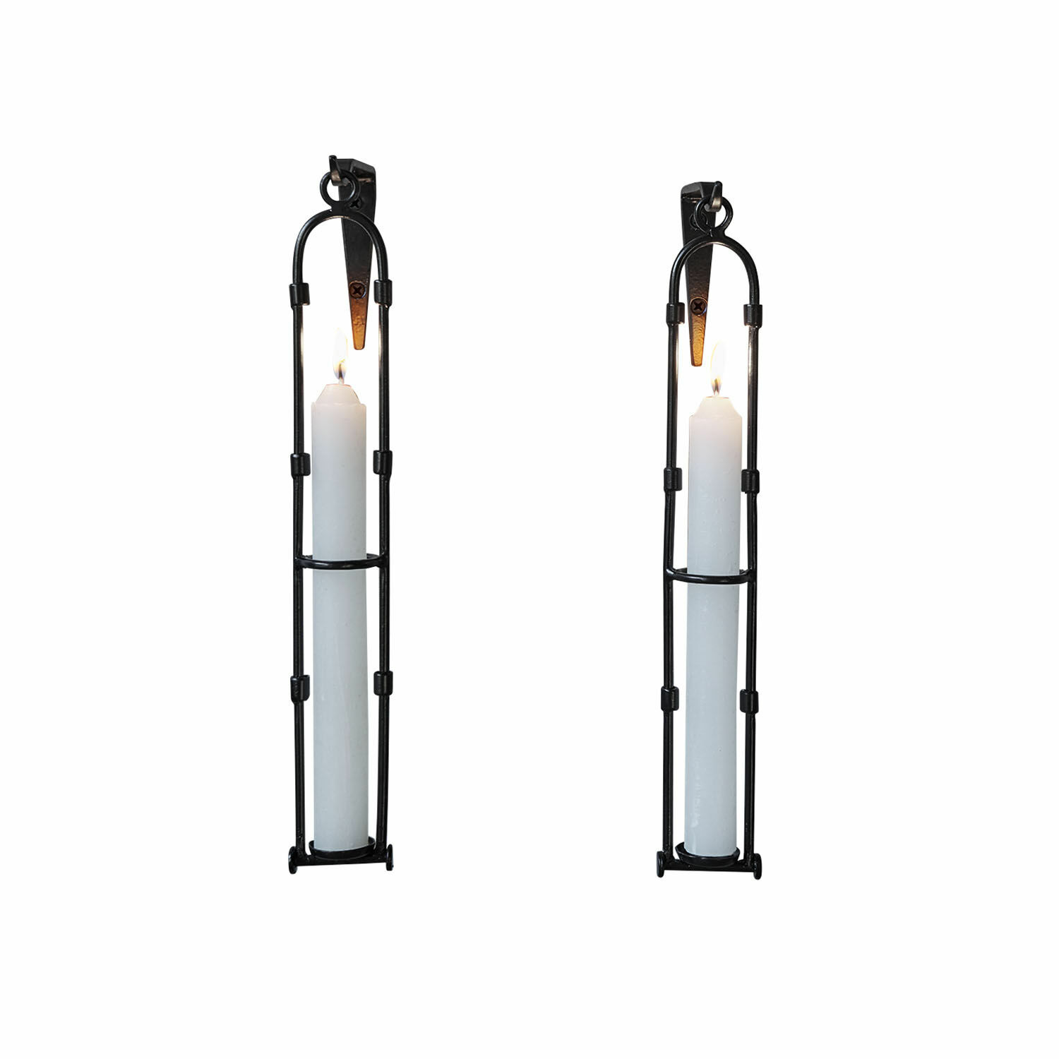 Set de 2 portavelas de pared Vivendas