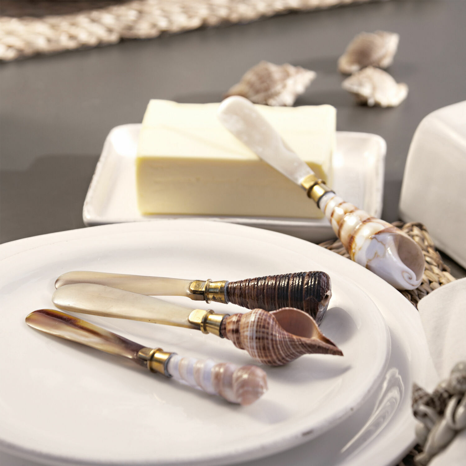 Set de 4 cuchillos para mantequilla Ruby